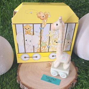 1985 Precious Moments Birthday Train GIRAFFE Age 6 NOS